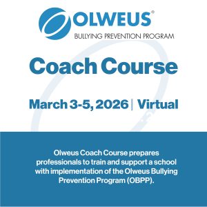 Olweus Coach Course, March 3-5, virtual