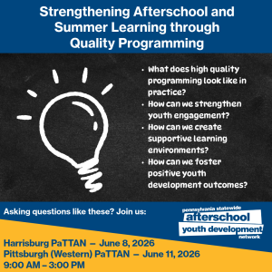 Strengthening Afterschool and Youth Development Programs